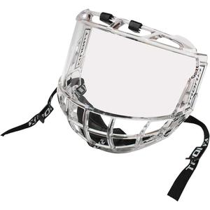 TronX S980 Senior Adult Clear Certified Hockey Full Face Shield Visor Helmet Combo Anti-Scratch/Anti-Fog