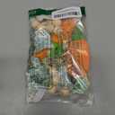 VANGNING Easter Bunnies and Carrots Garland - Felt Bunny and Wood Beads Banner, Decoration Wall Hanging Bunting (Carrots Garland)