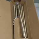 Oneach Heavy Duty Curtain Rods for Windows 66 to 120 Inch, 1 Inch Brass Gold Curtain Rod, Adjustable Length Rod with Metal Finials, Modern Decorative for Bedroom Kitchen Living Room (16 to 120 Inch)