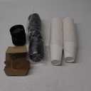 Ginkgo [100 Pack 16 oz Disposable Coffee Cups with Lids and Sleeves - To Go Coffee Cups for Hot Drinks, Chocolate, Cocoa and Coffee Bar