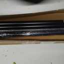 AIZESI 41-144 Inch Heavy Duty Black Tension Curtain Rod - No Drilling, Adjustable, Rust-Resistant for Outdoor, Living Room, Window, Bathroom