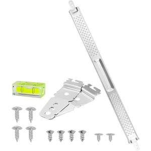 W10426979 24" Dishwasher Undermount Bracket Kit Fits Whirlpool/KitchenAid/Maytag 24 Inch Standard Replaces AH3632890/EA3632890/PS3632890/2311792 for Granite & Quartz Countertops (w/ Column Level)