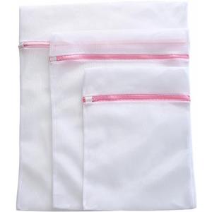 6Pcs Heavy Duty Zippered Laundry Bags 12 x 16 Inches - Double Layer Fine & Mesh Wash Bags for Delicates, Lingerie, Bras, Clothes Protector