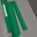 4 Pcs 18.7 Inch Green Acrylic Mahjong Tile Racks with Pushers for Game Night American Mahjong Racks Tile Set for Mah Jong Lovers and Beginners