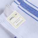 Avalon Kitchen Dish Towels Set (Value Pack of 15) Size 15x25 Inch, 100% Cotton Soft & Absorbent Kitchen Towels, Tea Towels, Reusable Cleaning Cloths for Household Cleaning (Blue)