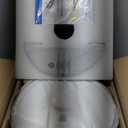 Bagotte Robot Vacuum and Mop, Robotic Vacuum Cleaner with Self Emptying Station for 60 Days, 5000Pa Suction, LiDAR Navigation, No-Go Zones,Wi-Fi/App/Alexa Control, for Carpets & Hard Floors (Pure White)