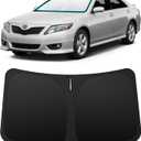 INSAUTO Custom Fit Windshield Sun Shade Accessories for Toyota Camry 2007-2011, Foldable Front Window Sunshade, UV & Heat Reflector, Keeps Interior Cool, Includes Storage Bag