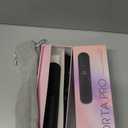 Cordless Hair Straightening Brush, Portable Straightening Brush for TravelPlasma Fast Heating Mini Thermal Hair Straightening Comb with LCD Display, Ceramic Coated Anti-Hot, Black