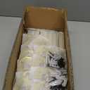 Gold Industrial Wall Mount Iron Pipe Shelf Bracket, DIY Open Bookshelf,Storage Shelves, Ceiling hung Shelves for Home Kitchen Bathroom Living Room Office(2PcsX5Tier,70" Tall,12"deep,Hardware Only)