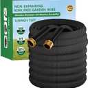 Garden Hose 75FT, Non-Expanding Water Hose Ultra Lightweight, Kink-Free, Burst-Resistant, Lead-Free, Durable & Flexible High-Pressure Hose for Yard, Lawn, Outdoor, Car Washing