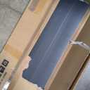 Art3d 4-Pack Glue-On Herringbone Wainscoting Panel for Interior Wall Decor - 104 x 12 Inch Polystyrene Ultralight Slim Slat Wall Panels for Living Room Bedroom, Ashtree