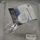 Indoor Air Conditioner Cover AC Unit Window Cover for Inside Double Insulation with Elastic Drawstring 25.5L x 17.5H x 3.5D inches Grey