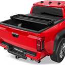 MOSTPLUS Tri Fold Soft Tonneau Cover Truck Bed Compatible for 2024-2025 Toyota Tacoma (Not for Trail Edition) On Top 5 FT 60.5Inch