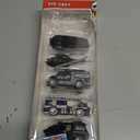 victob 5 Pack Die-cast SWAT Police Cars Toys Set, Mini Cake Topper Kids Police Vehicles Model, Birthday Gifts Toy for Boys Girls 3 4 5 6 Years Old