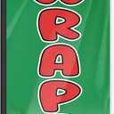 Fresh Wraps Feather Flag for Business Advertising 6 FT Swooper Flag for Storefronts Retailers Shops Food Trucks Events and Fairs (Flagpole Not Included)