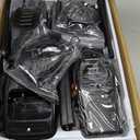 pxton Two Way Radios Long Range Walkie Talkies for Adults with Headphones,16 Channel Handheld 2 Way Radio Rechargeable with Flashlight Li-ion Battery and Charger6 Pack