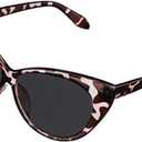 Fuisetaea Outdoor Cat Eye Distance Polarized Myopia Sunglasses Womens Driving Nearsighted Glasses (Tortoise)