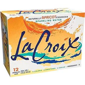 La Croix Natural Apricot Flavour Sparkling Water 355 ml