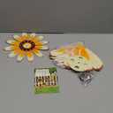 YEAHOME Metal Flower Wall Decor, 16" Wall Art Hanging Decorations for Home Bathroom, Bedroom, Living Room, Office, Boho Art, Indoor Outdoor Decorations Patio Garden Decor