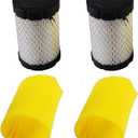 Air Filters Replace Compatible with 796031 (591334 or 594201) Plus 797704 Foam Pre-cleaner (Pack of 2)