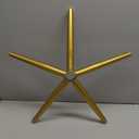 VECELO Velvet Vanity Desk Chair with Height-Adjustable for Office Living Room Bedroom Make Up Study, 360Swivel, Wheeled Gold Base, White