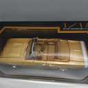 1970 Dodge Coronet R/T 1/18 Scale Die-Cast Metal Model Car with Opening Doors & Display Case - Premium Classic Vintage Collectible Car Gift for Men and Adults (Gold)