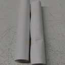 ZUEXT 9" x 33" White Skateboard Grip Tape Sheets 2 Pack, Bubble Free Waterproof Scooter Griptape,Longboard Griptape, Anti Slip Sandpaper for Rollerboard Stairs Pedal Wheelchair Steps (84x23cm)