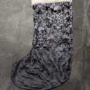 Gothic Wallpaper Skull Soft Plush Holiday Stockings, Traditional Bulk Christmas Stockings For Xmas Fireplace