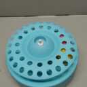 Potaroma Cat Toys 3-in-1 Automatic Interactive Kitten Toy, Fluttering Butterfly, Random Moving Ambush Feather, Track Balls, Dual Power Supplies, USB Powered, Indoor Exercise Cat Kicker (Blue)