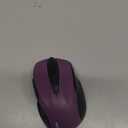 TECKNET Wireless Mouse, 2.4G Ergonomic Optical Mouse, Computer Mouse for Laptop, PC, Computer, Chromebook, Notebook, 6 Buttons, 24 Months Battery Life, 2600 DPI, 5 Adjustment Levels - Purple