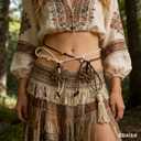 ILuvatar Women's Bohemian Style Rope Braid Waist Belt U33