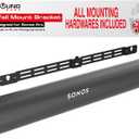 Sound Bass Arc Wall Mount Bracket, Black, Compatible with Sonos Arc and Arc Ultra, Adjustable Depth, All Hardware Included, Designed in The UK