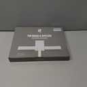 Shower Squeegee with Silicone Hook, 11" Inch Width All Purpose Squeegee Wiper for Shower Glass Doors Bathroom Mirror Tiles Car Window Cleaner Tool - White