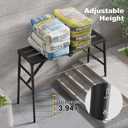 Scaffolding Platform 15.75"x59.05" Adjustable Work Platform Support 330 lbs Portable Scaffold 5 Gear Adjust Height 31 to 46 inches Folding Ladder Step Stool Non Slip