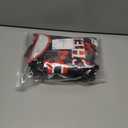 Cheerleader Dress Costume For Girl Full Set Dress Halloween Accessories (8-9T, Black Red 1)