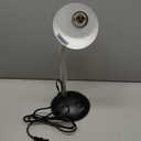 LEPOWER Metal Desk Lamp, Adjustable Goose Neck Table Lamp, Eye-Caring Study Desk Lamps for Bedroom, Study Room and Office (Black)