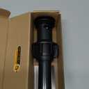 KES Bathroom Sink Drain Without Overflow Vessel Sink Lavatory Vanity Pop Up Drain Stopper Matte Black, All Metal Rustproof Brass and 304 Stainless Steel, S2008D-BK