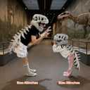 Dinosaur Skeleton Costume3D Spinosaurus Skull Mask Headpiece & Spine Tail for Halloween Cosplay Costume Party