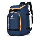 Ski Boot Bag,50L Waterproof Ski Boot Travel Backpack for Snowboard Boots, Skiing Helmet, Goggles, Gloves, Skis, Snowboard & Accessories for Men,Women and Youth (Black)