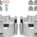 SCITOO 18B5237 18B5236 Front Left & Right Disc Brake Calipers Assembly w/Bracket For Ford For Expedition/For F-150,For Lincoln For Mark LT/For Navigator