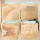 Bean Bag Sofa Chair for Adults, Beanbag Couch for Reading, Gaming, Relaxing, Soft and Durable Cover Lazy Sofa, Ivory