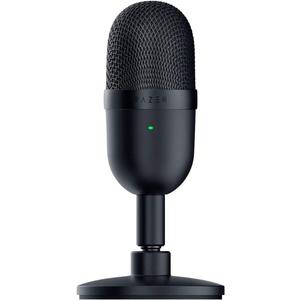 Razer Seiren Mini USB Condenser Microphone: for Streaming and Gaming on PC - Professional Recording Quality - Precise Supercardioid Pickup Pattern - Tilting Stand - Shock Resistant - Classic Black