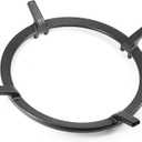 Hiorucet W10216179 Cast Iron Wok Ring, Wok Support Ring for Gas Stove GE, KitchenAid, Kenmore, Jenn-Air, Whirpool Gas Range Parts, Non Slip Wok Burner Rings Pan Stand Round Rack Holder Accessories.