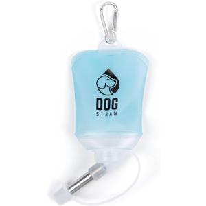 Dog Straw  The Ultimate Portable Water Solution for Dogs, 5oz Blue