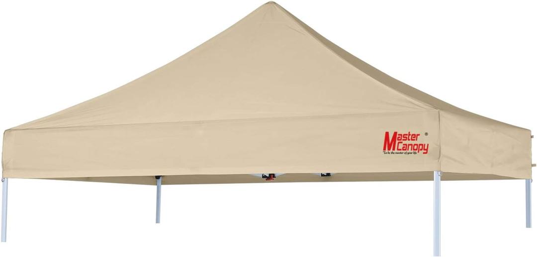 MASTERCANOPY Replacement Top Pop Up Canopy Top (8x8, Beige)