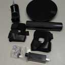 FanShelfie Adjustable Fan Holder for Dorm Room, Bunk & Lofted Bed, College Essentials for Boys & Girls, Patented Height & Distance Design, Compatible with Popular Dorm Fans, 2 Height Options (Black)