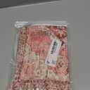 Snycler Pink Boho Throw Pillow Covers Set of 2 Monaco Rug Carpet Double Sided Pattern Cotton Soft Pillow Case Cushion Cover Pillowcase for Garden Couch Sofa Bed Decorative 12x20 inch