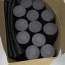 Everlasting Comfort 2 Sided Under Door Draft Stopper for Bottom of Doors - Quick Install, Keeps Heat In & Cold Air Out - Sound Proofing Foam Strip Gap Filler, Noise Blocker for Interior -Fits 30"-36"W