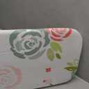 Amazon Basics Foldable Space Saving Ironing Board Tabletop with Non-Slip Feet, 77x29 cm, White, Floral
