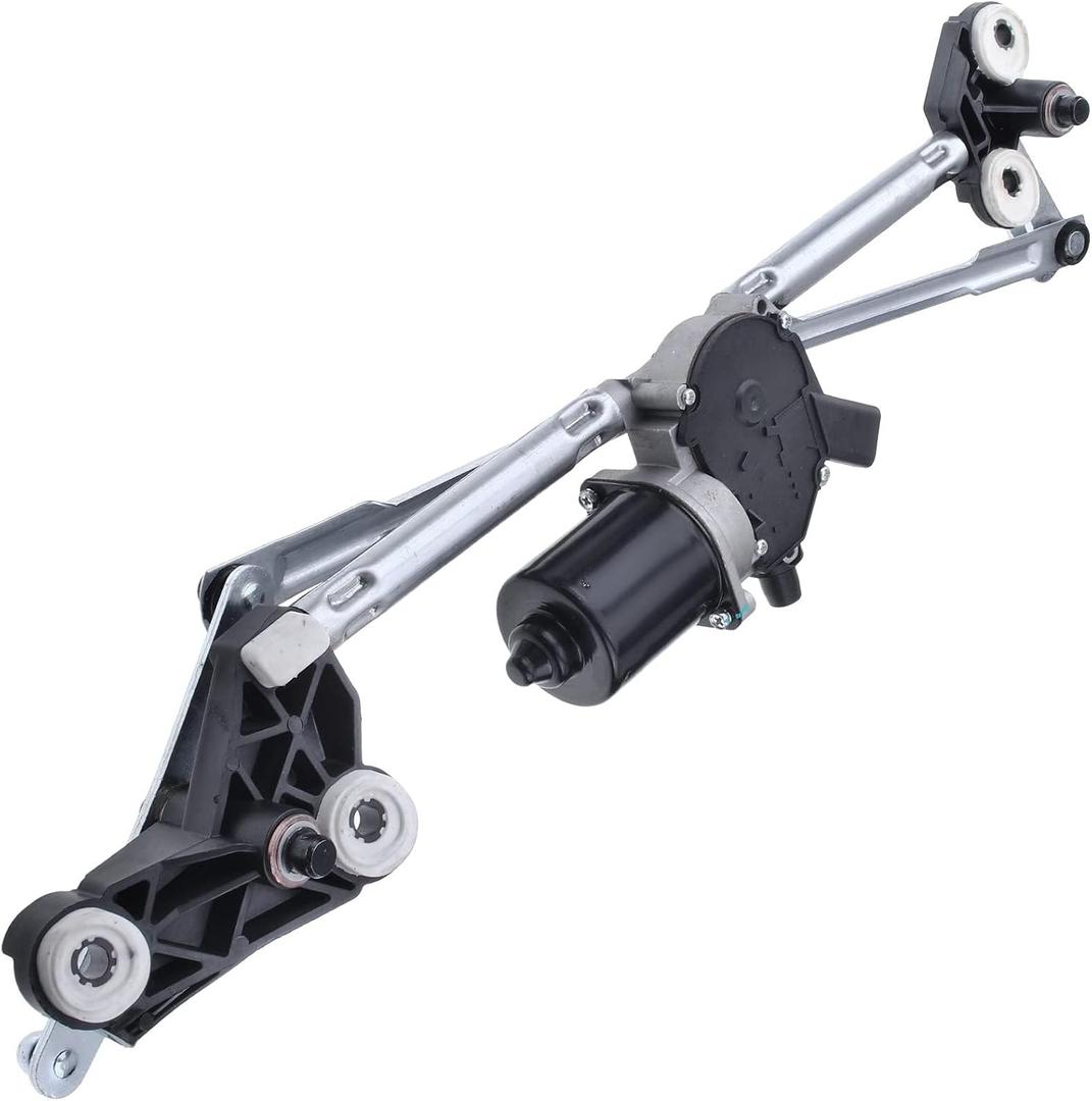 A-Premium Front Windshield Wiper Motor and Linkage Assembly Compatible with Chrysler & Dodge Models - Town & Country, Voyager, Caravan, Grand Caravan, 2004-2007